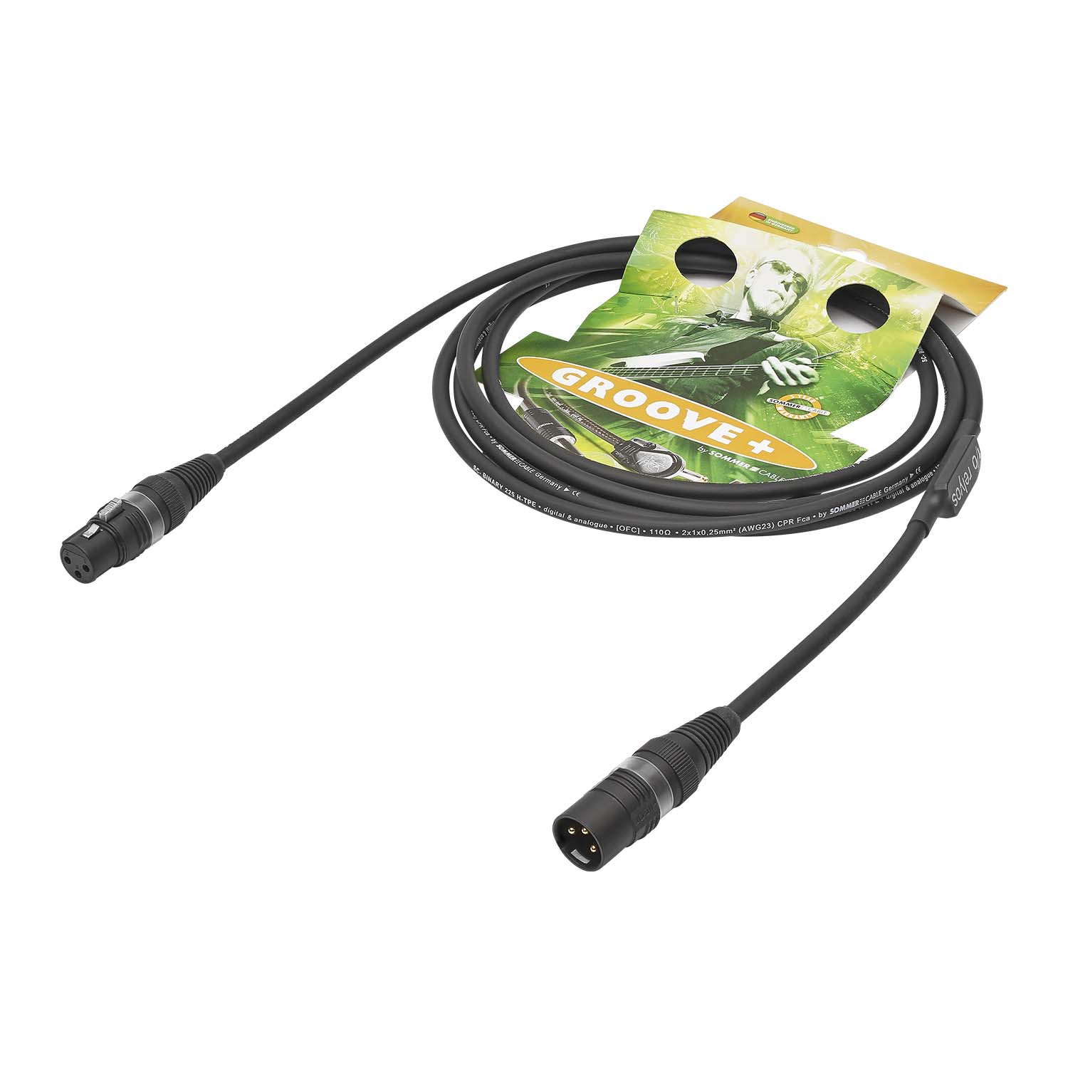 Aes / ebu / dmx512 Binary 225, 2 x 0,25 mm² | XLR / XLR, HICON