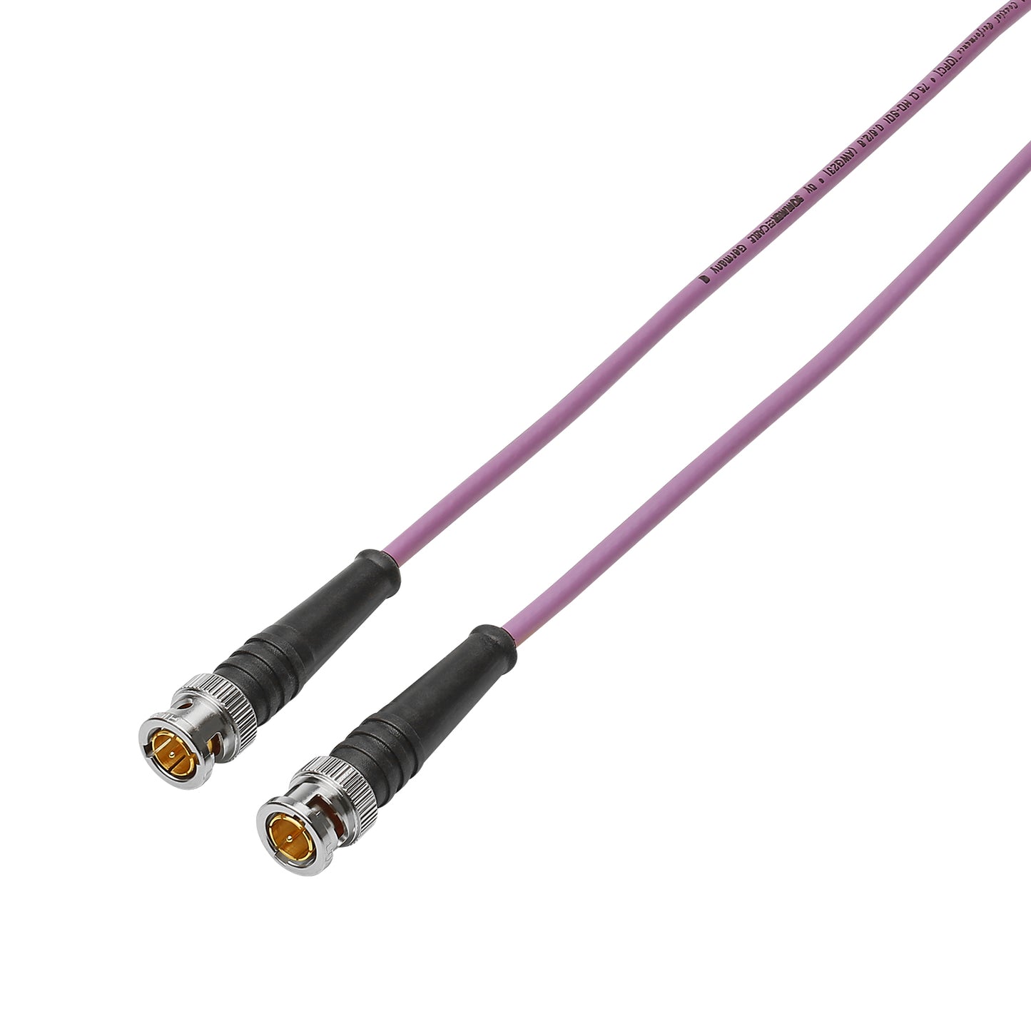 Patch cable bnc hd connector SC-Slimline (RCB), 1 x 0,28 mm² | BNC / BNC, HICON