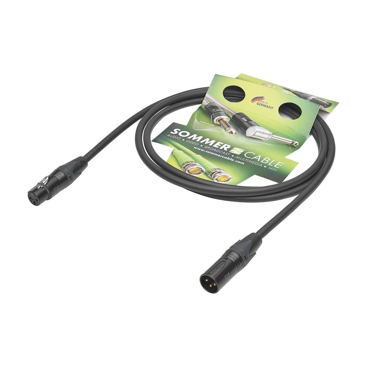 Mikrofono kabelis SC-Carbokab 225, 2 x 0,25 mm² | XLR / XLR, NEUTRIK®