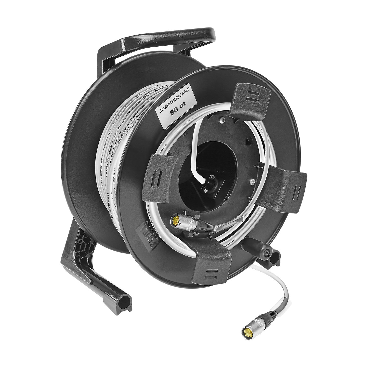 Tinklo kabelis SC-Mercator CAT.7 PUR, 8 x 0,14 mm² | RJ45 / RJ45, NEUTRIK® on cable reel with KOMB-RM