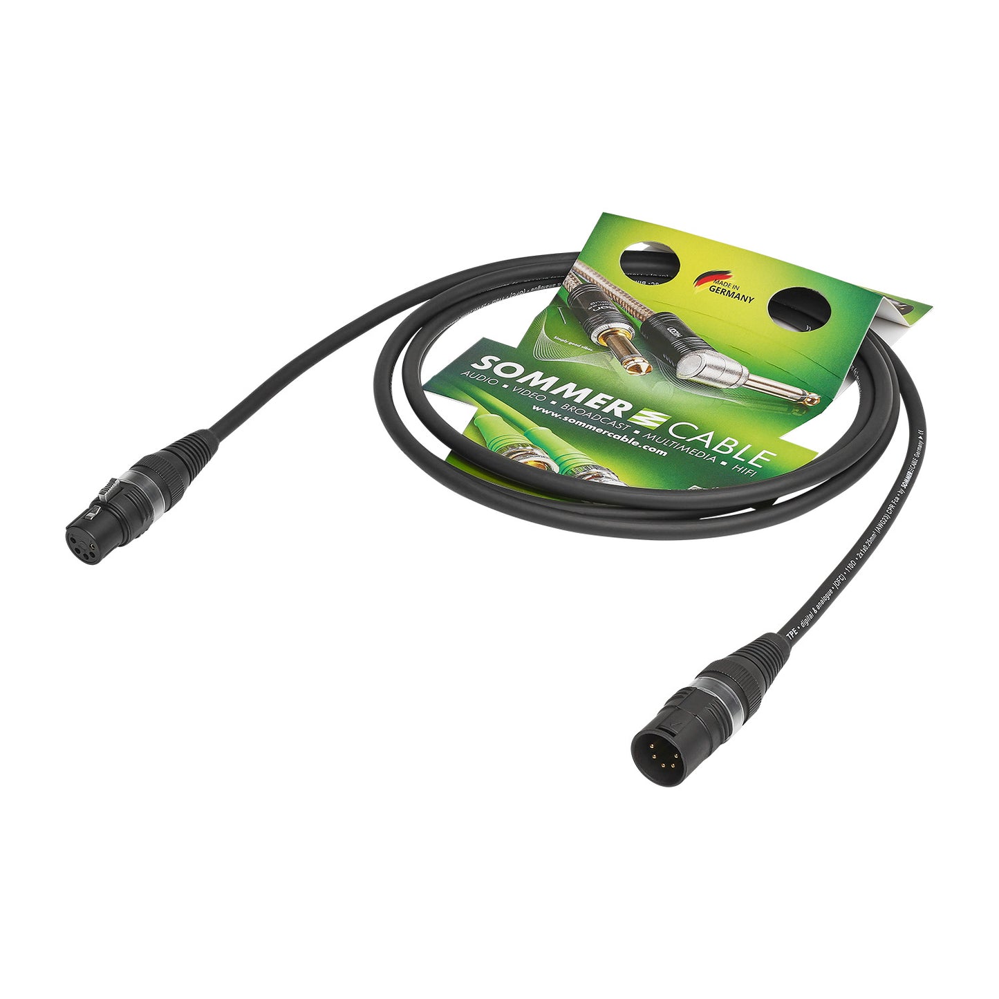 Aes / ebu / dmx512 SC-BINARY 225, 2 x 0,25 mm² | XLR / XLR, HICON