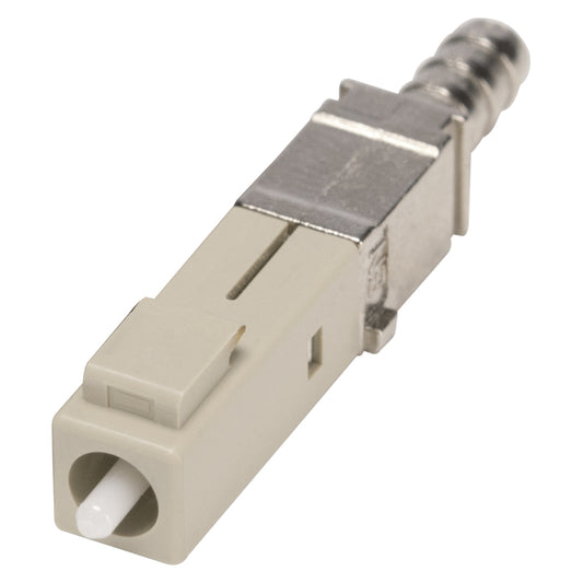 HICON Fiber-LC, plastic-, crimp-kištukas jungtis, tiesi, geltonas