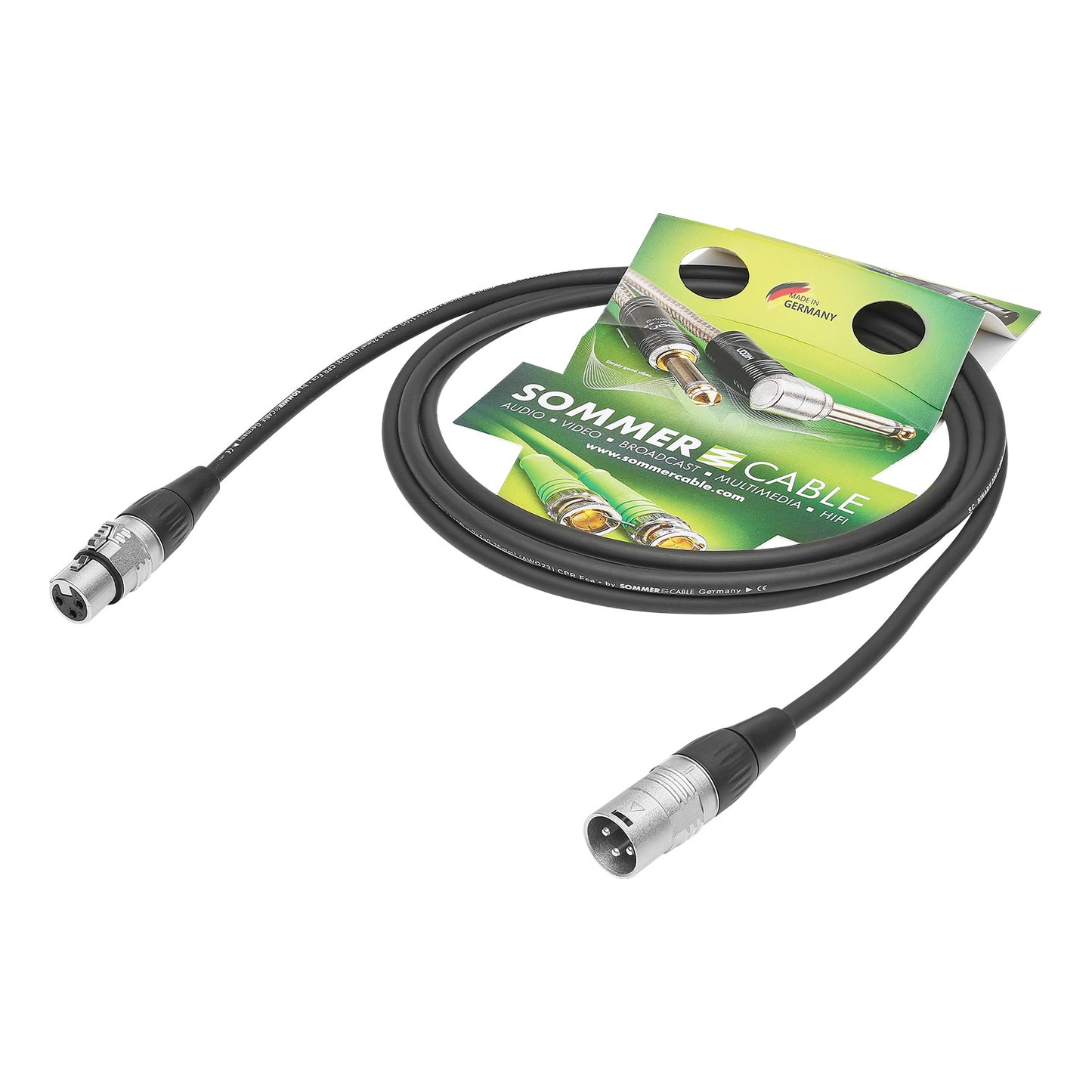 Aes / ebu / dmx512 Binary 225 AES/EBU HIGHFLEX, 2 x 0,25 mm² | XLR / XLR, HICON