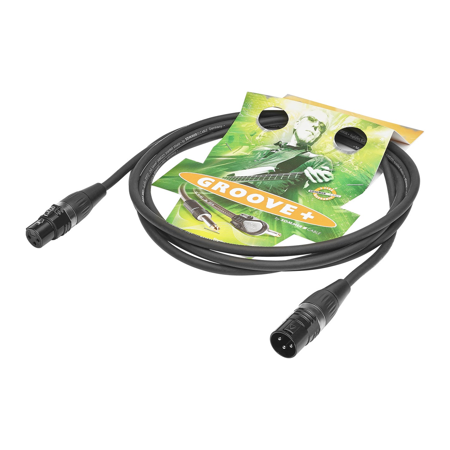 Mikrofono kabelis Club Series MKII, 2 x 0,34 mm² | XLR / XLR, HICON