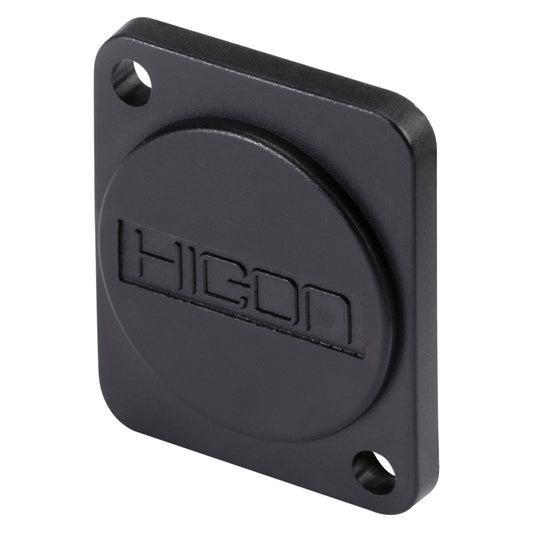 HICON D flange for rear panel flush mounting with HICON logo for SYS-series