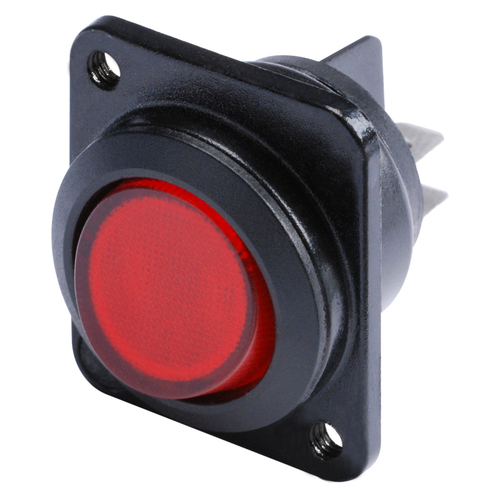 HICON Switch Glow lamp raudonas 2-pole on / off for SYS-series