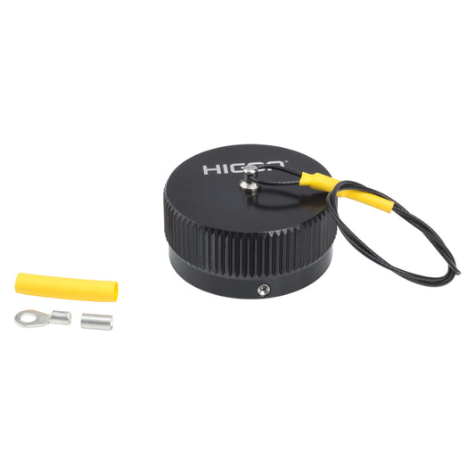 HICON Round-LK 25 kištukas (CIR25), Cover cap, Bajonet, juodas