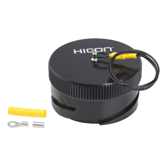 HICON Round-LK 85 / LK 150 lizdas (CIR32), Cover cap, Bajonet, juodas