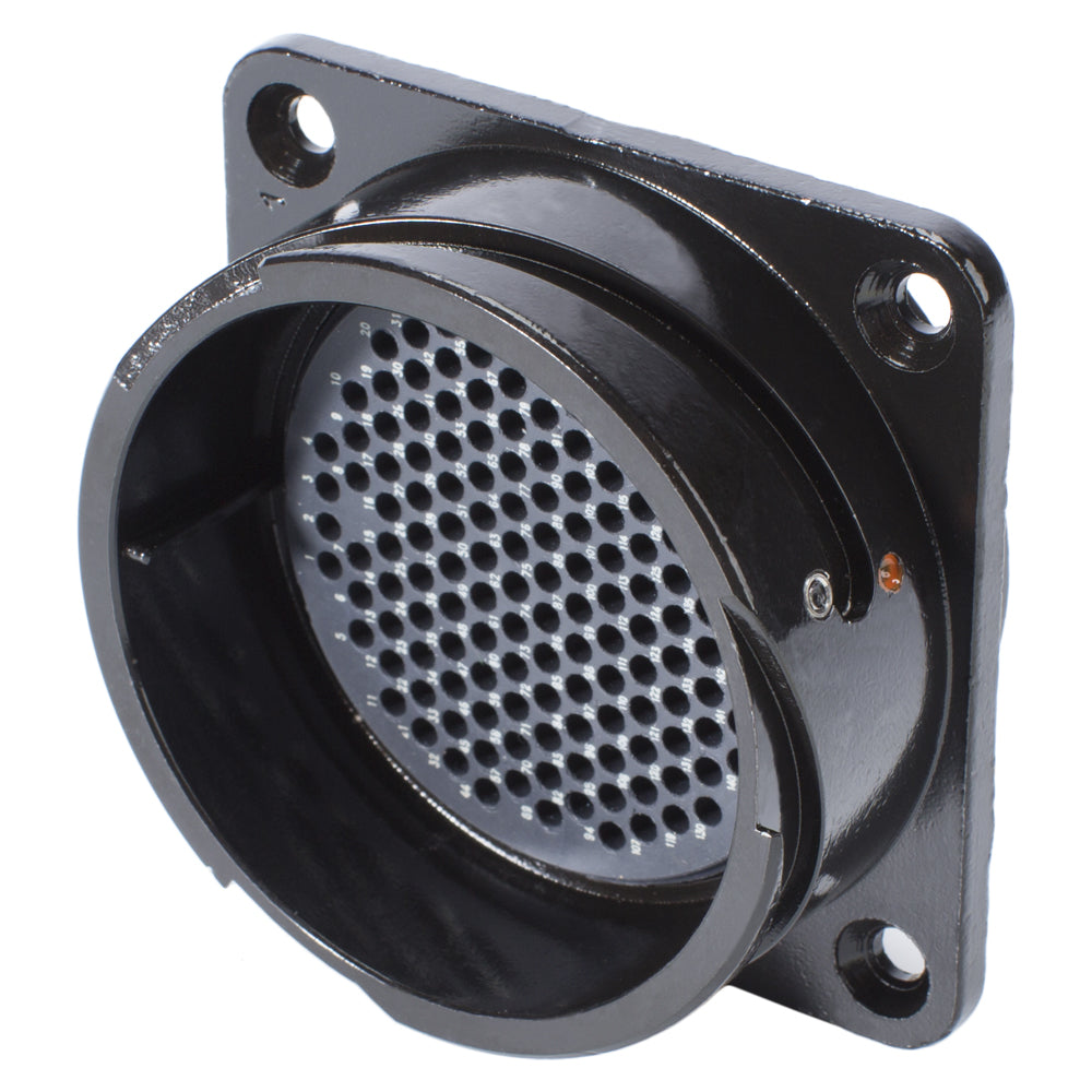 HICON Round LK, arrangement 40A-150, size 18, 150-pol , metal-, Panel jungtis, Bajonet, juodas