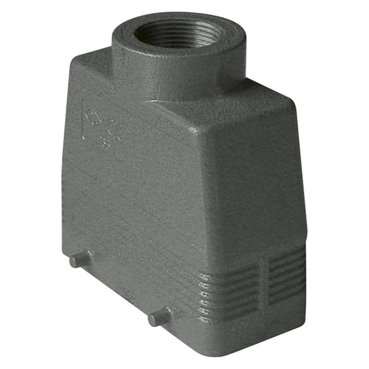 ILME rectangle MP 24, metal-, Sleeve housing, 4 bolts, juodas