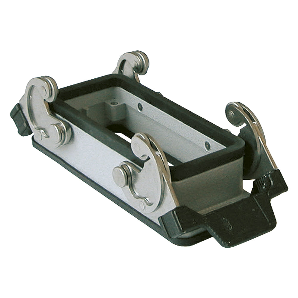 ILME rectangle MP 24, metal-, Add-on housing, flat, 2 clamps, pilkas