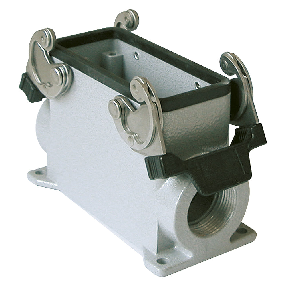 ILME rectangle MP 24, metal-, Surface-mounted housing high, 2 clamps, pilkas