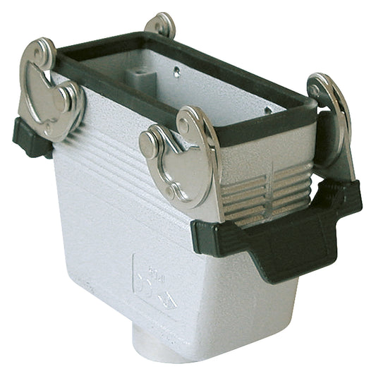 ILME rectangle MP 24, metal-, Sleeve housing, 2 clamps, pilkas