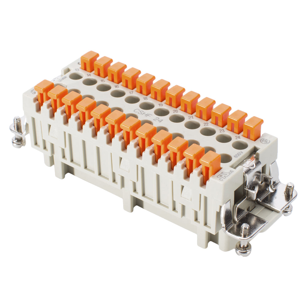 ILME rectangle MP 24, 24-pole , Socket insert SQUICH, pilkas