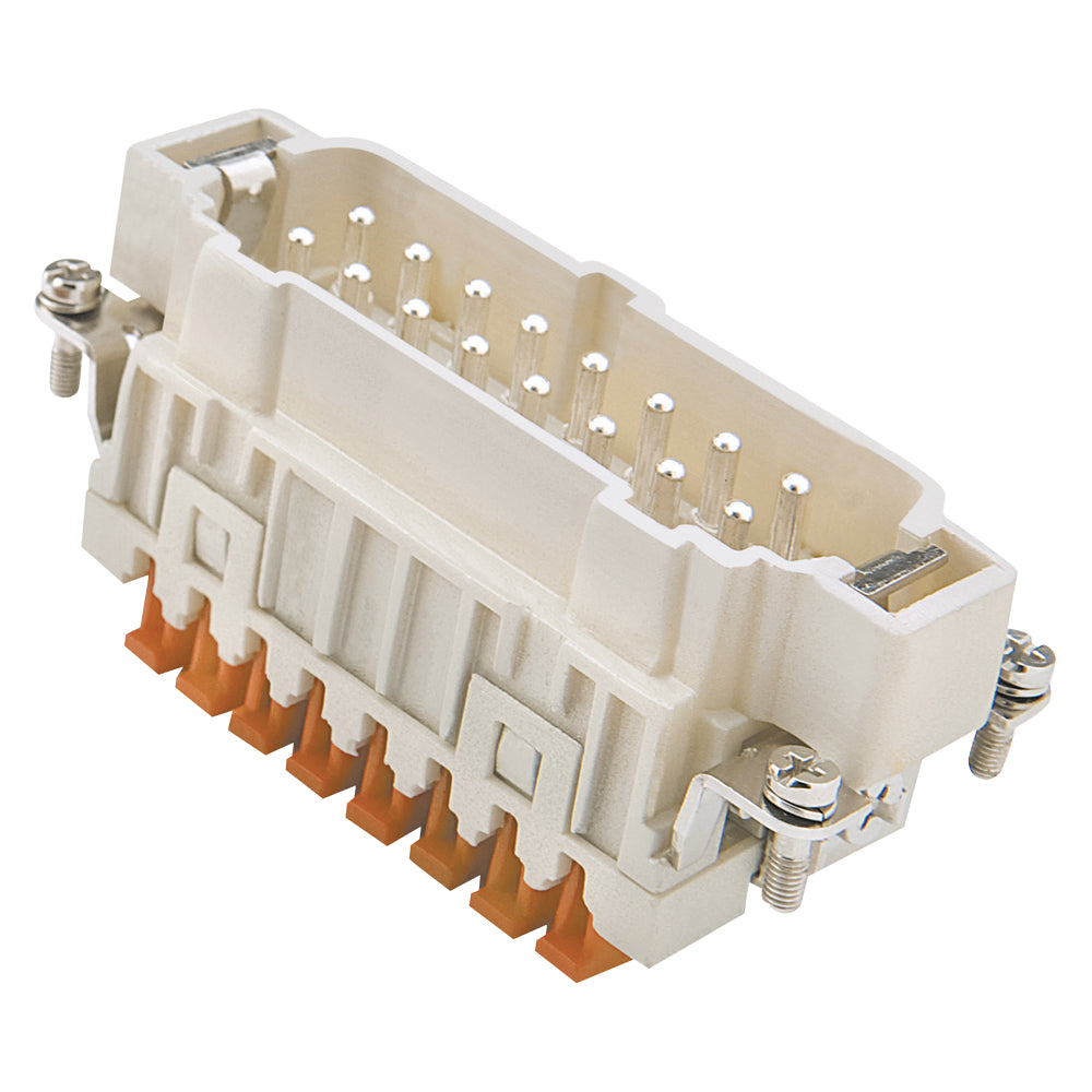 ILME rectangle MP 16, 16-pol , Pin insert SQUICH, pilkas