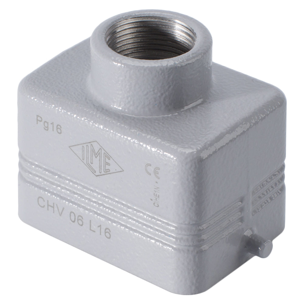 ILME Rectangular MP 06, metal-, Sleeve housing, 2 bolts, pilkas