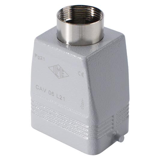 ILME Rectangular MP 06, metal-, Sleeve housing, 2 bolts, pilkas