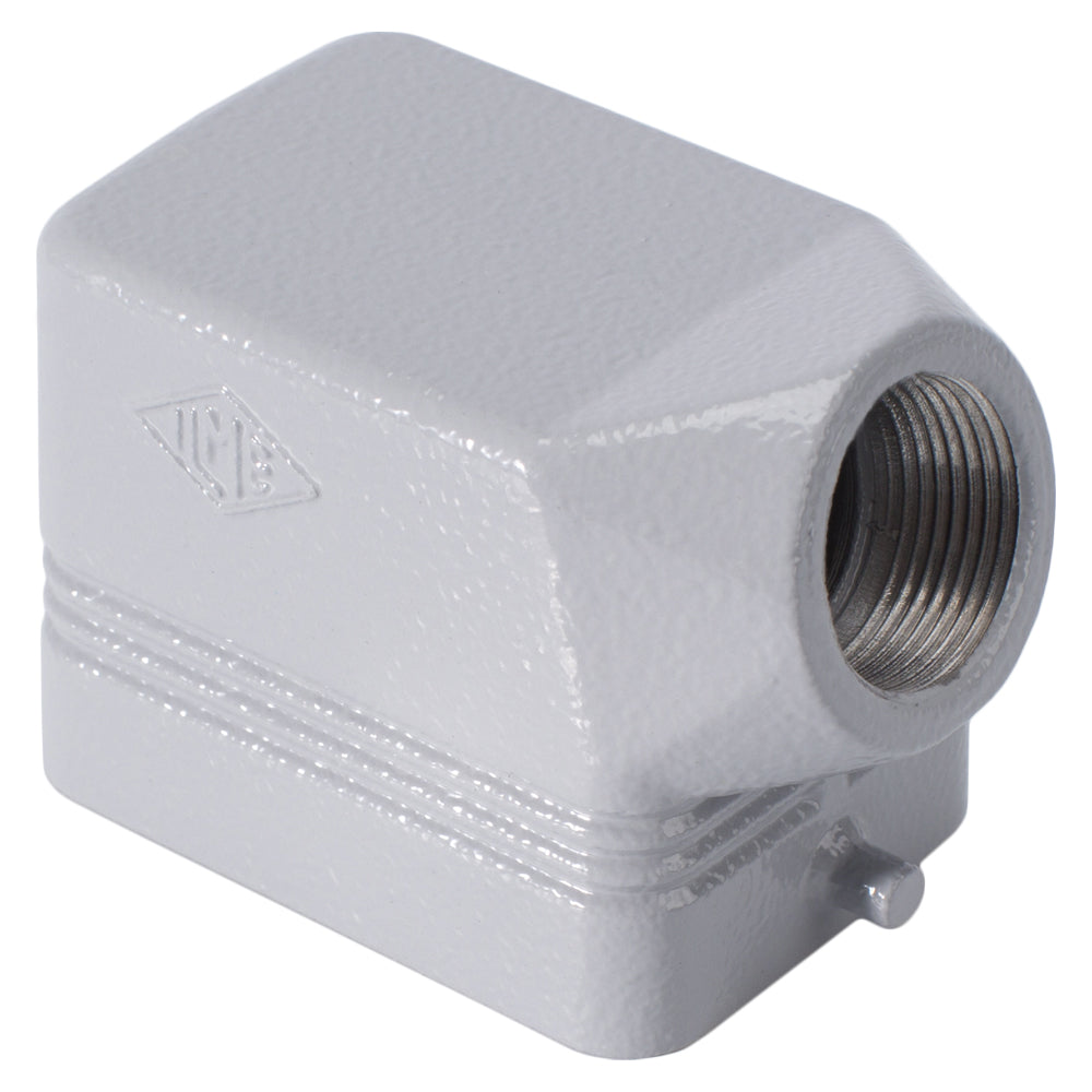 ILME Rectangular MP 06, metal-, Sleeve housing, 2 bolts, pilkas