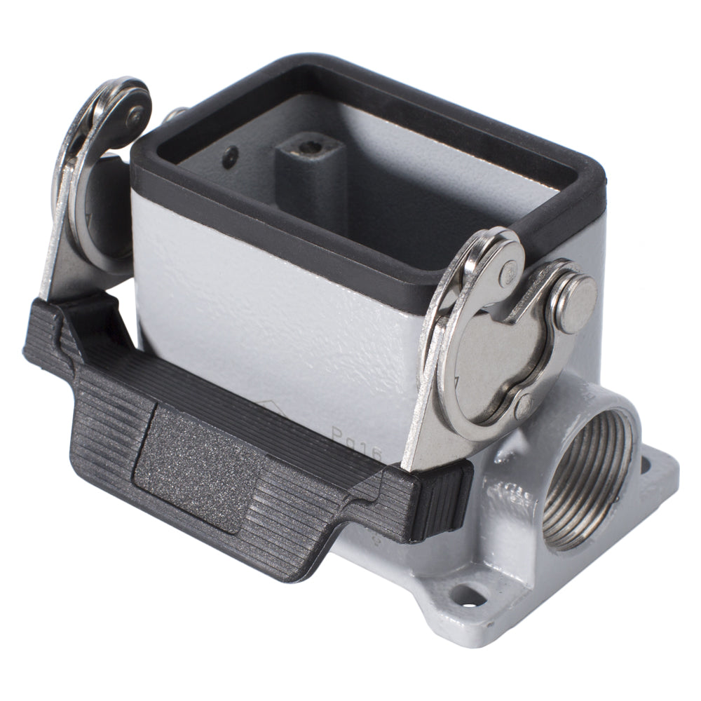 ILME Rectangular MP 06, metal-, Add-on housing, flat, 1 clamp, pilkas