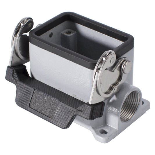 ILME Rectangular MP 06, metal-, Add-on housing, flat, 1 clamp, pilkas