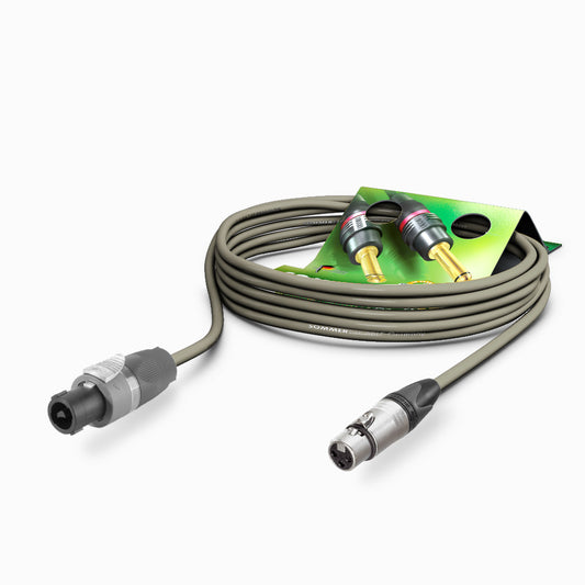 Garsiakalbių kabelis Meridian, 2 x 2,50 mm² | XLR / speakON®, NEUTRIK®