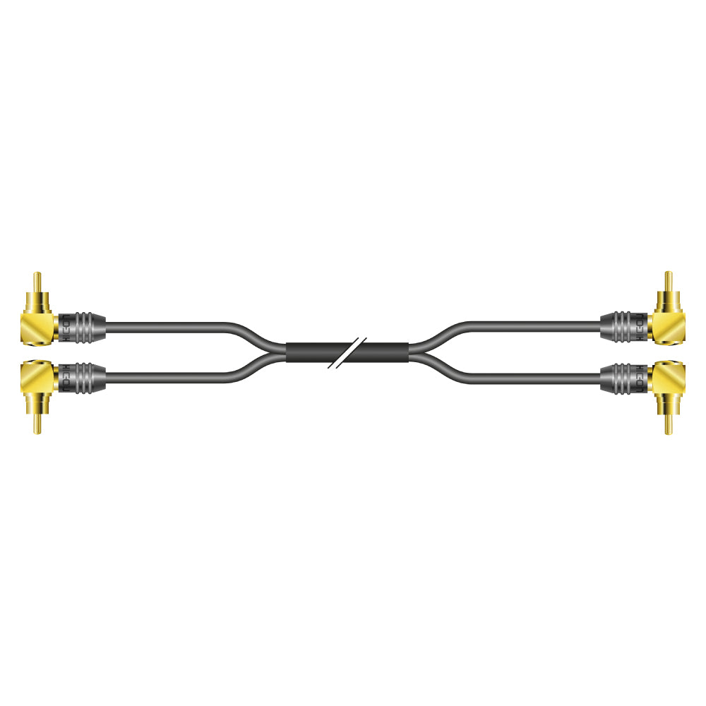 Rca patch cable, unbalanced SC-Quantum Highflex, 2 x 0,14 mm² | RCA / RCA, HICON