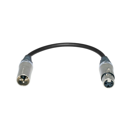 Adapter cable | XLR 3-pole kištukas/XLR 3-pole lizdas tiesi, pilkas
