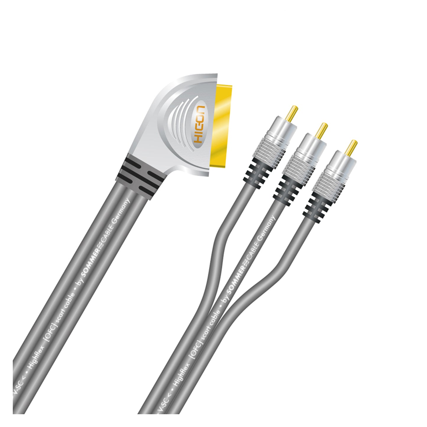 Scart cable SCART->RCA | Scart / RCA, HICON