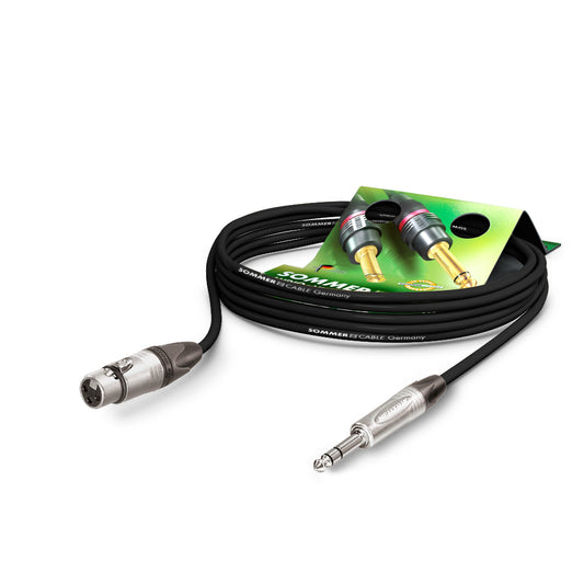 Mikrofono kabelis Stage 22 Highflex, 2 x 0,22 mm² | XLR / jack, NEUTRIK®