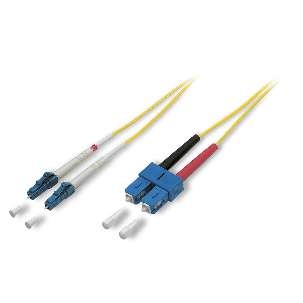 Fiber patch cable 9/125 µm | 2 x LC / SC-Duplex | Singlemode