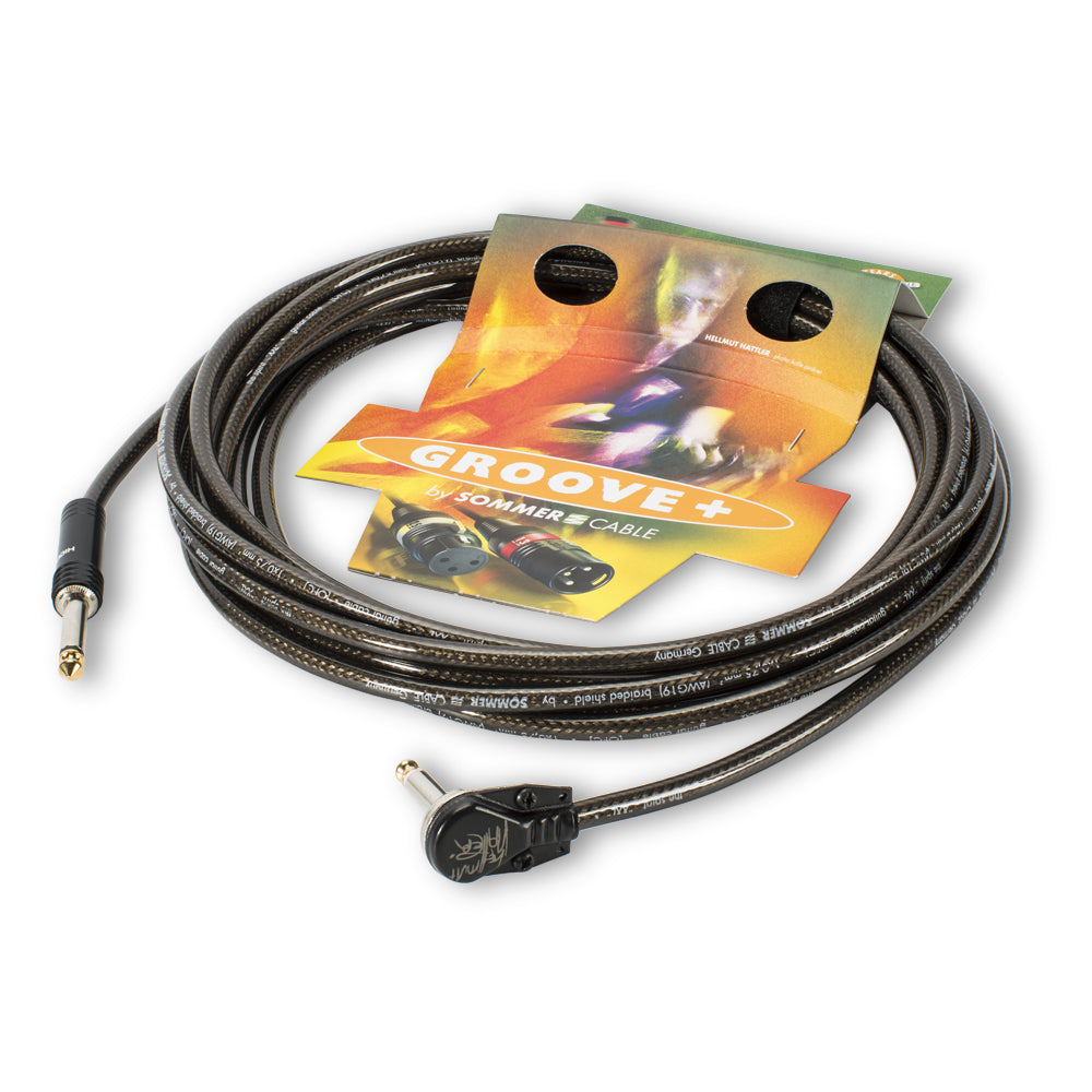Instrumentinis kabelis Hellmut Hattler Signature-Kabel SC-SPIRIT XXL, 1 x 0,75 mm² | jack / jack 90°, HICON