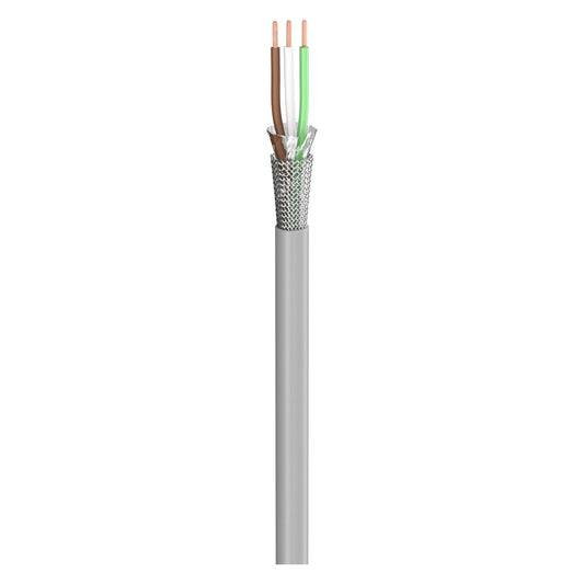 control lead SC-Control Flex; 3 x0.25 mm²; PVC, flame-retardant, Ø 4,40 mm; pilkas; Eca - 500 m ritė