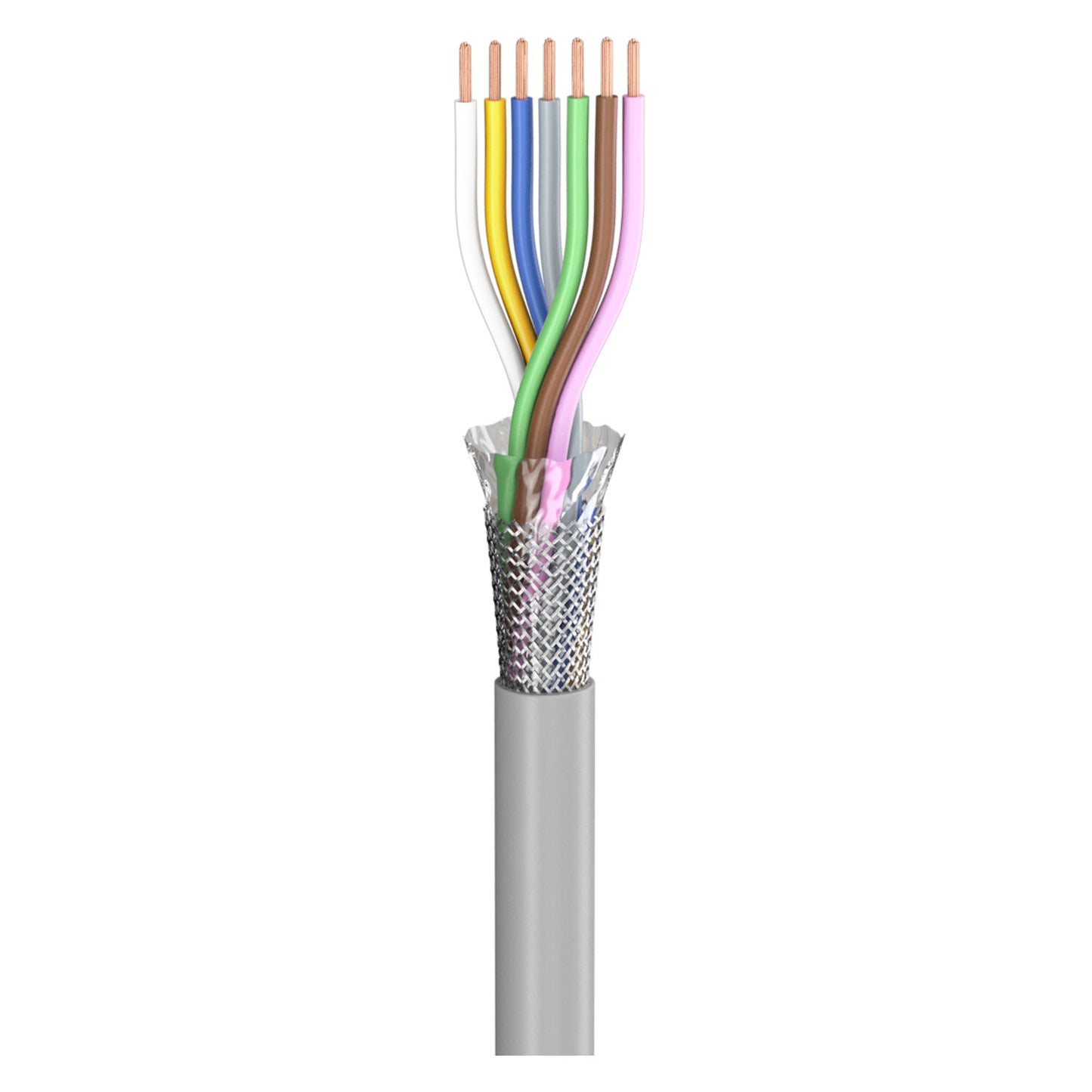 control lead SC-Control Flex; 7 x0.25 mm²; PVC, flame-retardant, Ø 5,70 mm; pilkas; Eca