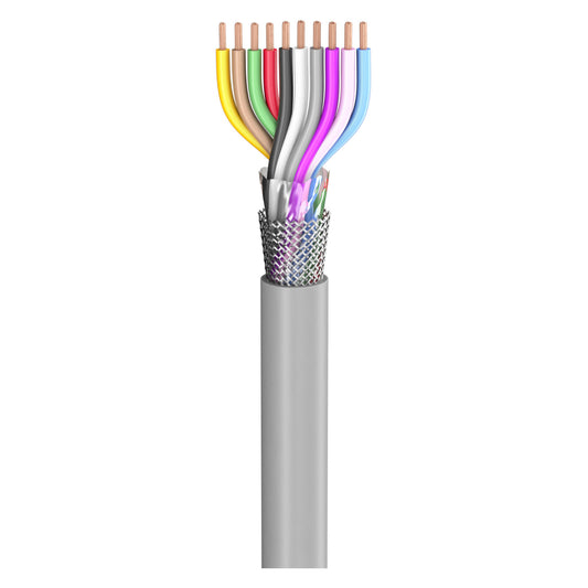 control lead SC-Control Flex; 10 x0.75 mm²; PVC, flame-retardant, Ø 10,40 mm; pilkas; Eca