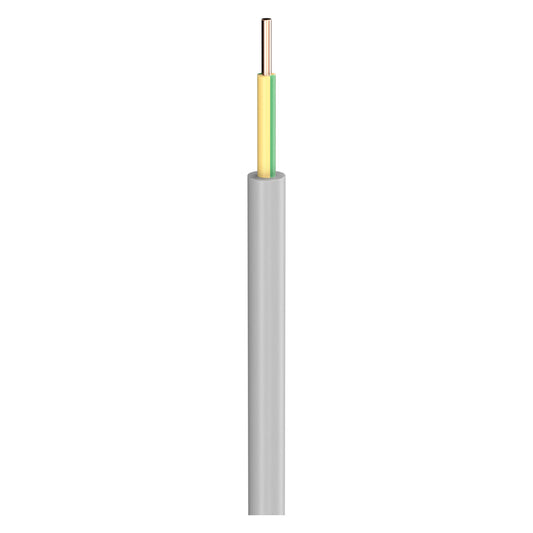 Power Lead NYM-J; 1 x 1.50 mm²; PVC, flame-retardant, Ø 5,30 mm; pilkas; Eca