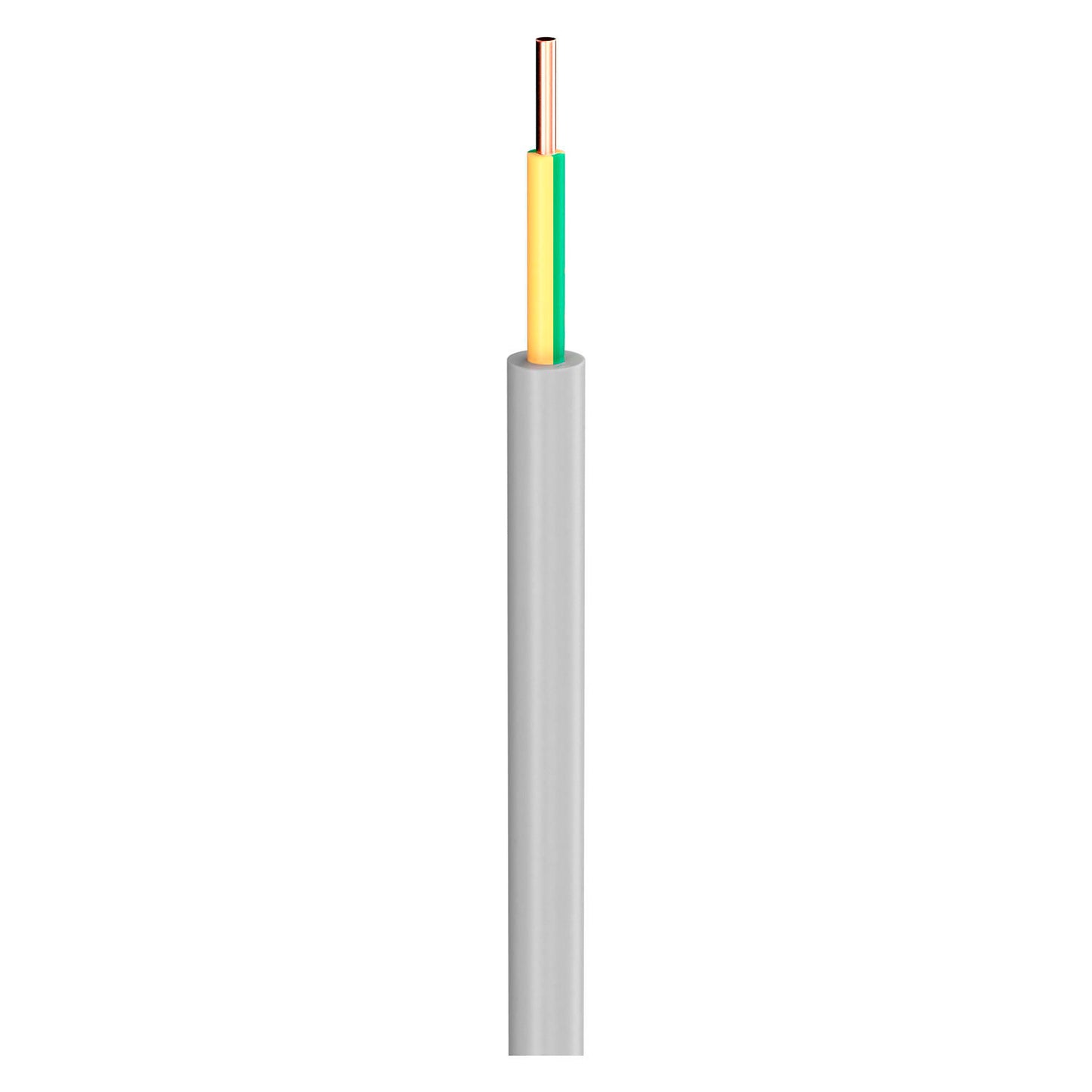 Power Lead NYM-J; 1 x 2.50 mm²; PVC, flame-retardant, Ø 5,85 mm; pilkas; Eca
