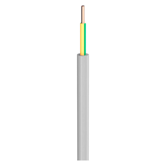 Power Lead NYM-J; 1 x 2.50 mm²; PVC, flame-retardant, Ø 5,85 mm; pilkas; Eca