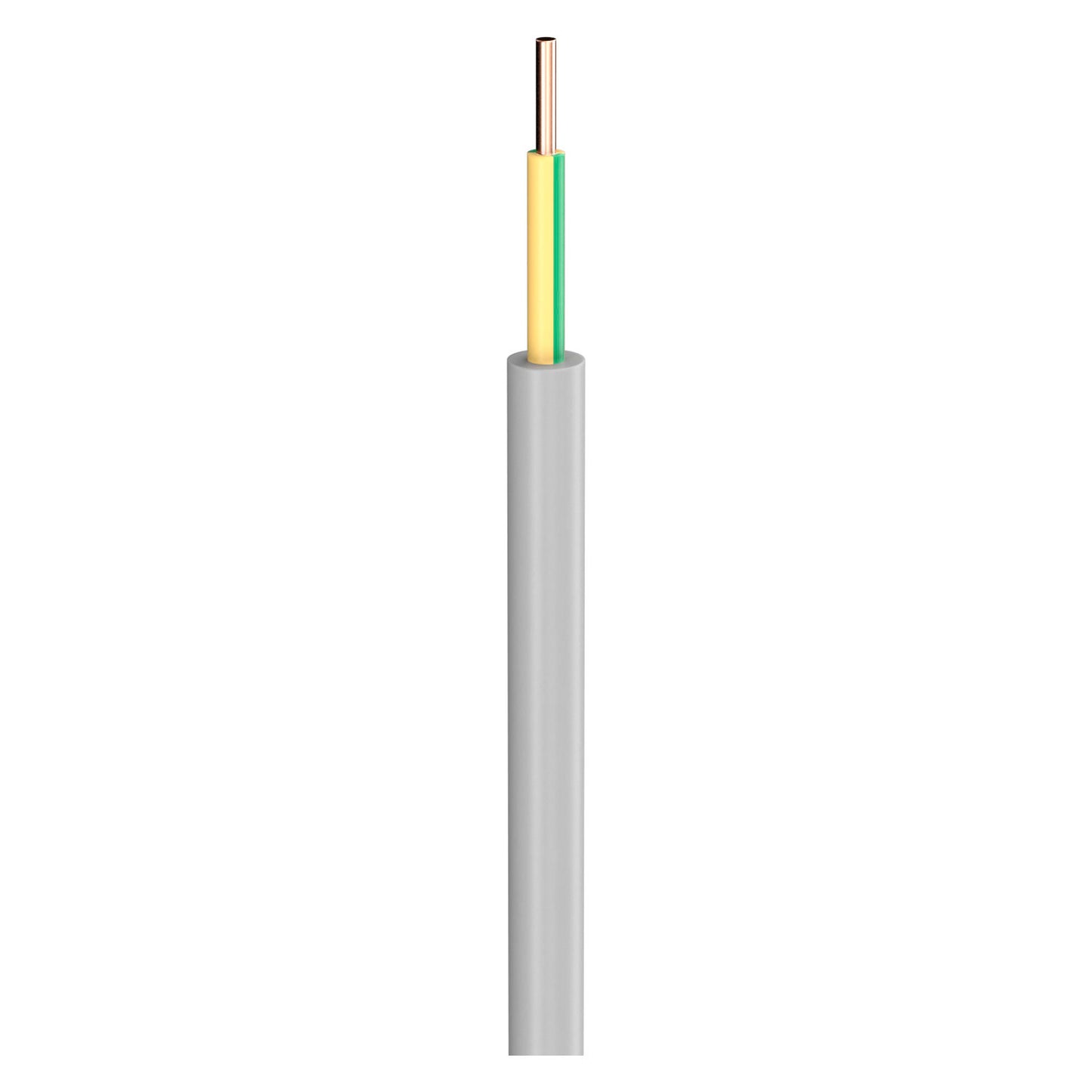 Power Lead NYM-J; 1 x 4.00 mm²; PVC, flame-retardant, Ø 6,60 mm; pilkas; Eca