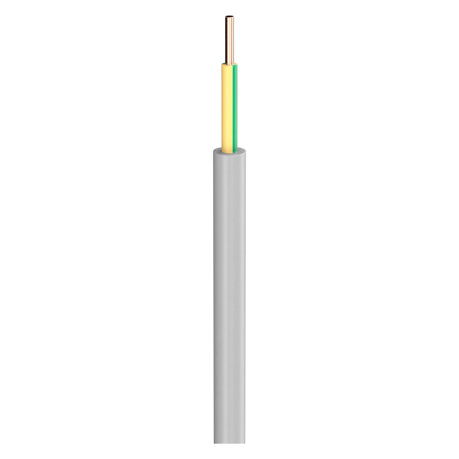Power Lead NYM-J; 1 x 4.00 mm²; PVC, flame-retardant, Ø 6,60 mm; pilkas; Eca