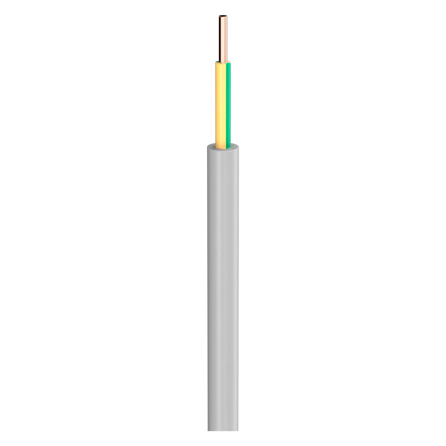 Power Lead NYM-J; 1 x 6.00 mm²; PVC, flame-retardant, Ø 7,00 mm; pilkas; Eca