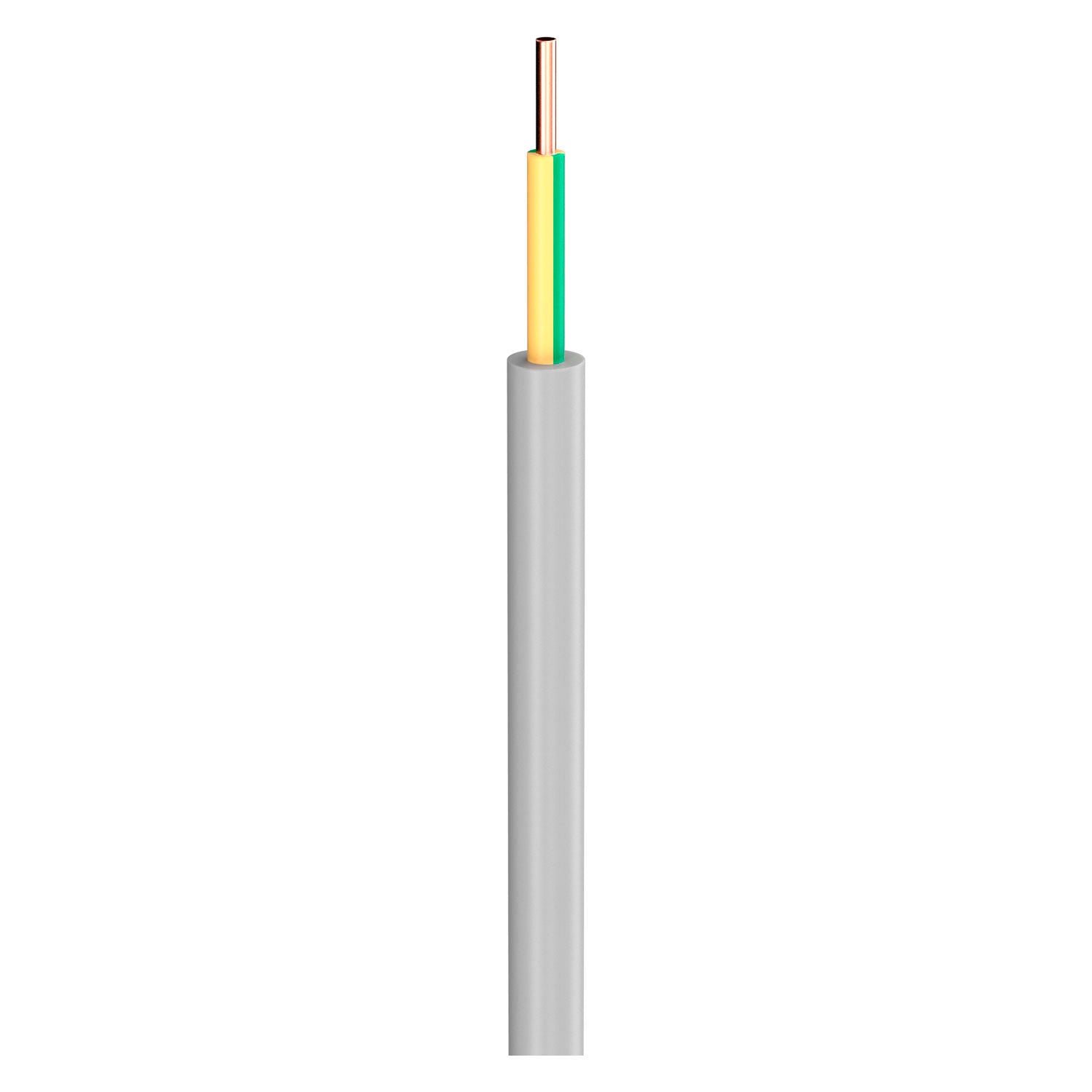 Power Lead NYM-J; 1 x 10.00 mm²; PVC, flame-retardant, Ø 8,20 mm; pilkas; Eca