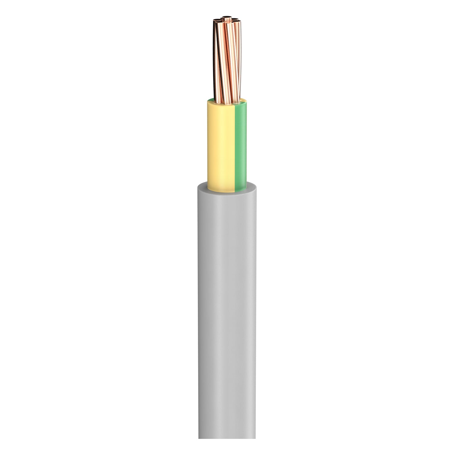 Power Lead NYM-J; 1 x 16.00 mm²; PVC, flame-retardant, Ø 9,70 mm; pilkas; Eca