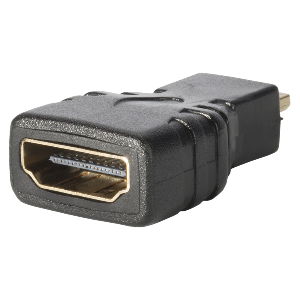 Adapter | HDMI lizdas/HDMI micro kištukas tiesi, juodas