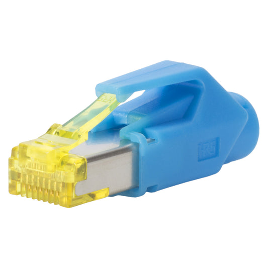 HIROSE RJ45 CAT.6a, 8-pole , plastic-, crimp-kištukas jungtis, gold plated contact(s), tiesi