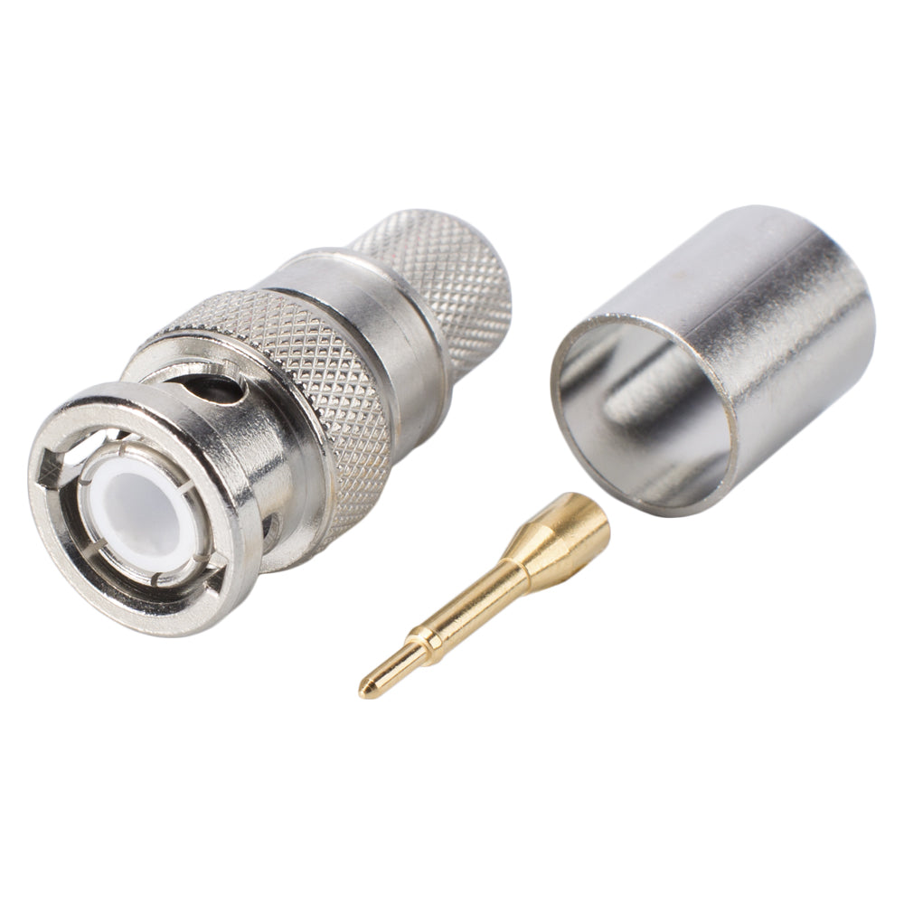 Telegärtner BNC crimp-kištukas jungtis, tiesi, nickel