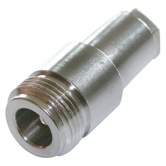Telegärtner N crimp-lizdas jungtis, PTFE-isolated, tiesi, nickel
