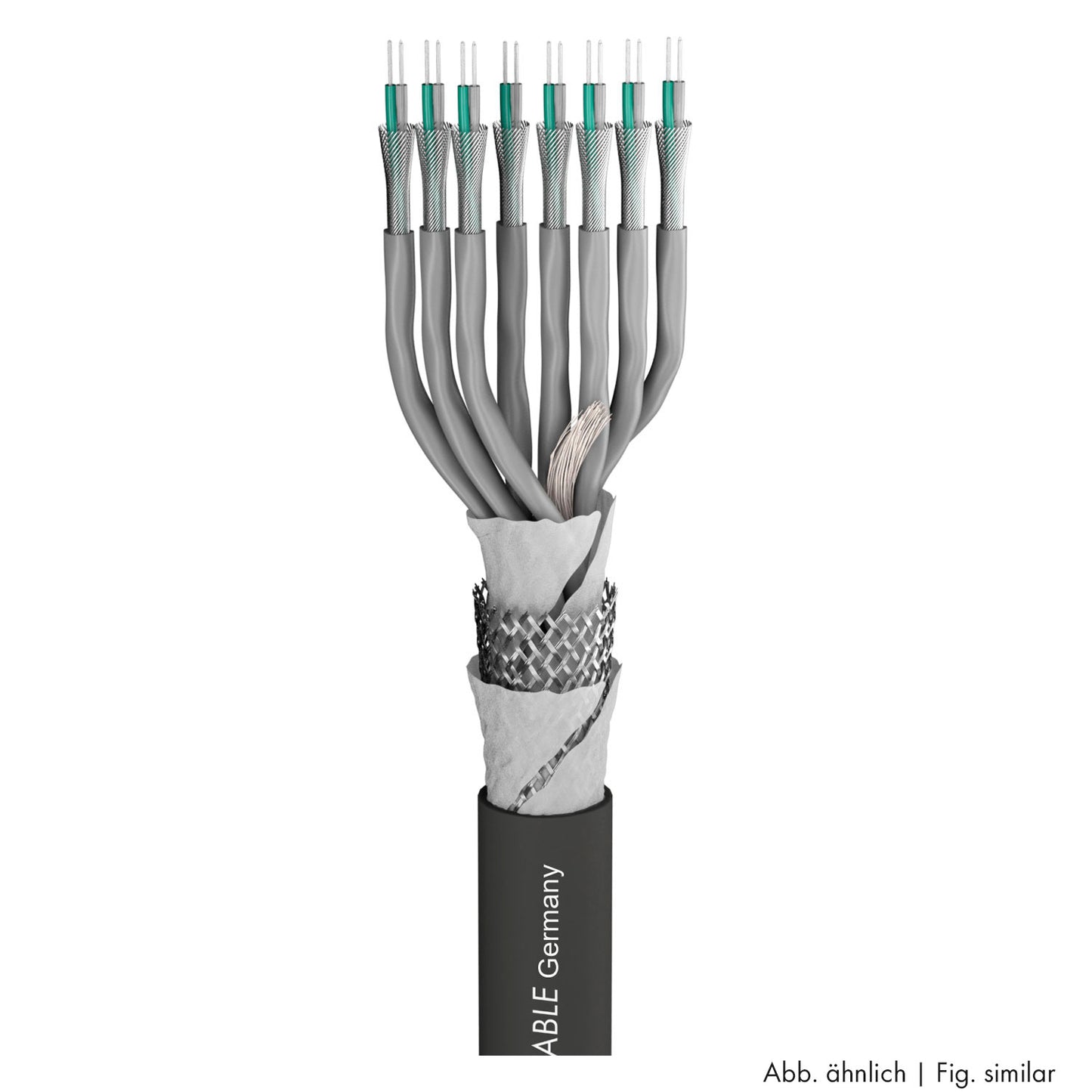 Multipair SC-Transfer AMCK; PUR Master-Blend; juodas | 2 x 0,14 mm² x number of pairs