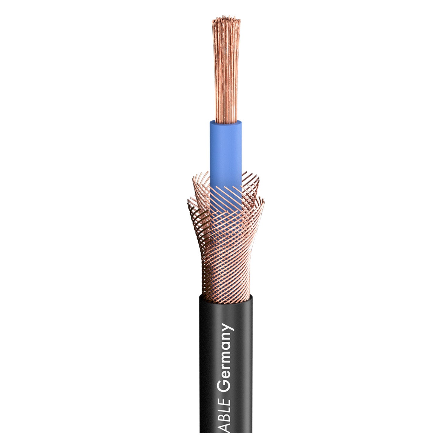 Garsiakalbių kabelis SC-Magellan SPK; 2 x 4,00 mm²; PVC Ø 8,00 mm; juodas