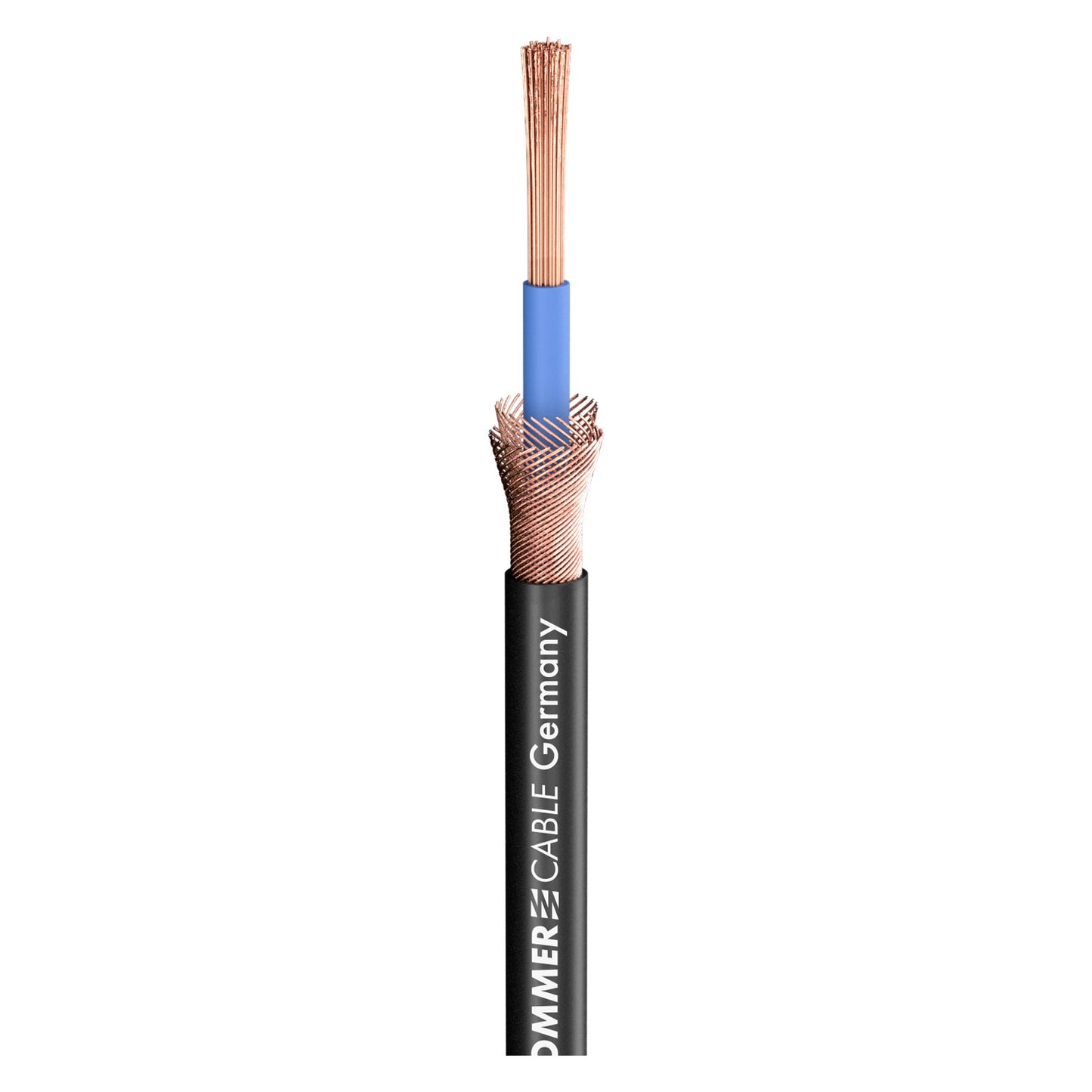 Garsiakalbių kabelis SC-Magellan SPK; 2 x 2,50 mm²; PVC Ø 6,00 mm; juodas - 500 m ritė