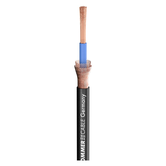 Garsiakalbių kabelis SC-Magellan SPK; 2 x 2,50 mm²; PVC Ø 6,00 mm; juodas - 100 m ritė